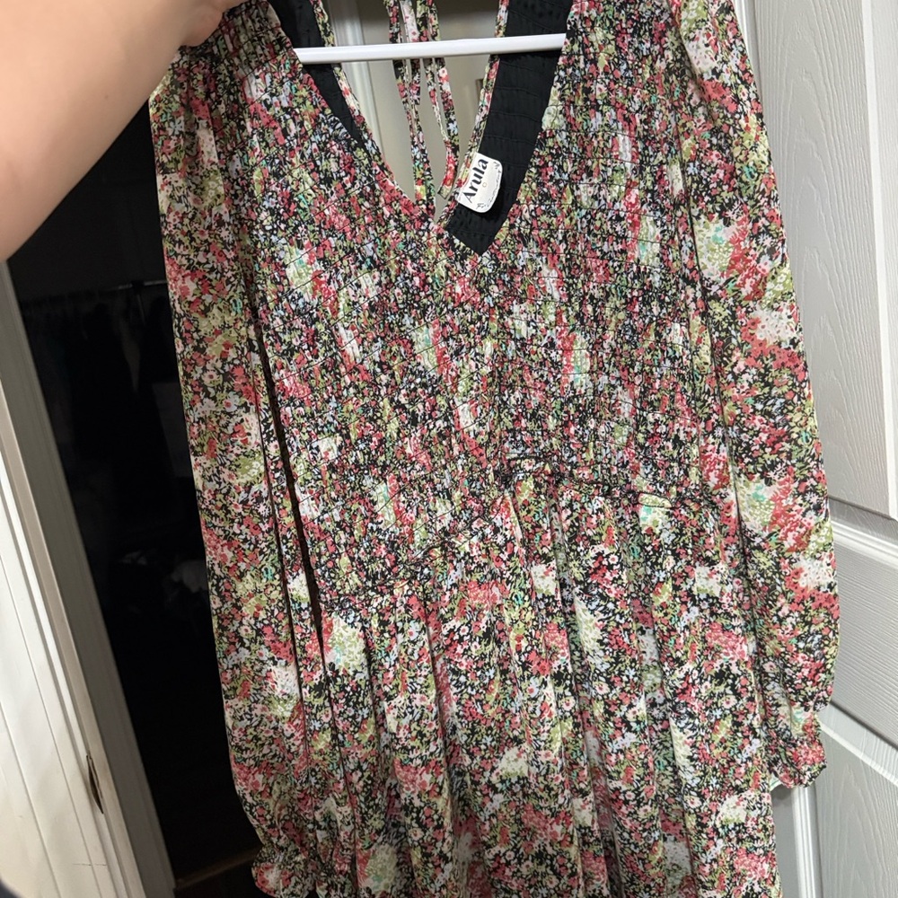 ARULA Floral Midi Dress - Multicolor